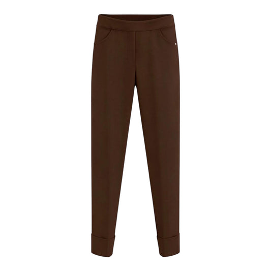 Peruzzi Turn Up Trouser Chocolate W26121