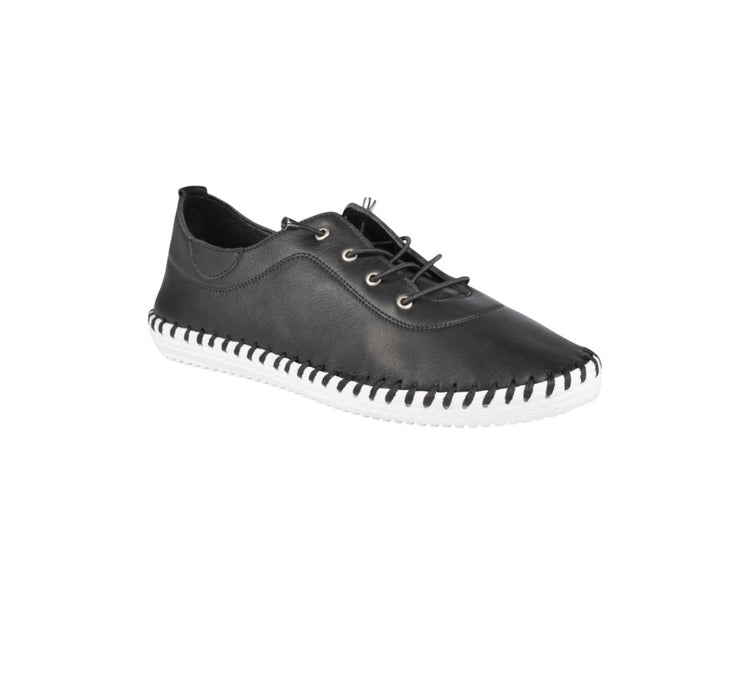 St Ives Leather Black