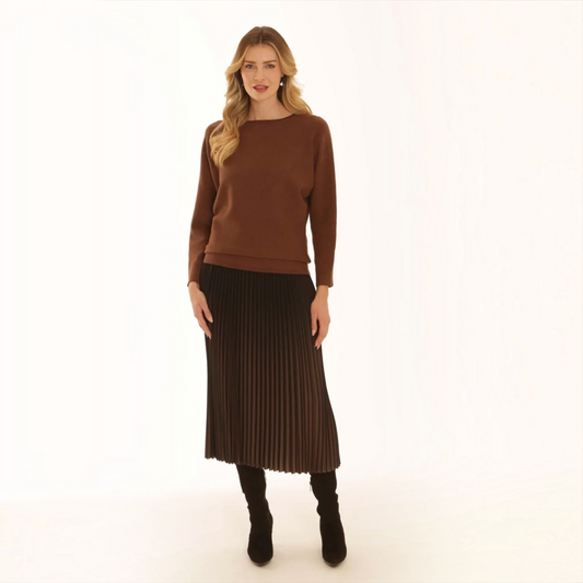 Pomodoro Ombré Skirt Chestnut 72650
