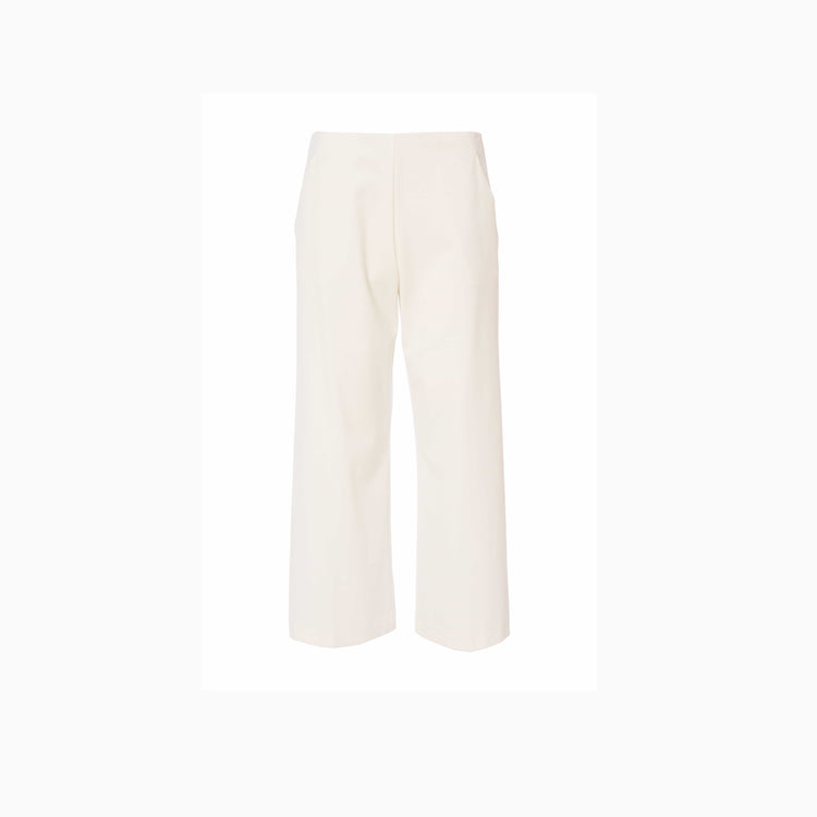Naya Cropped Wide Leg Trousers Cream