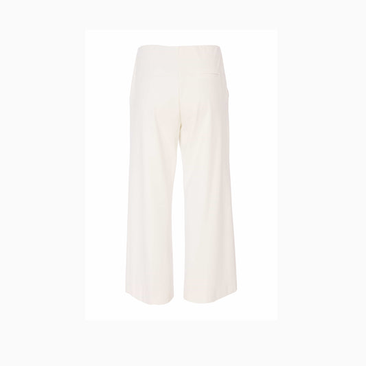 Naya Cropped Wide Leg Trousers Cream