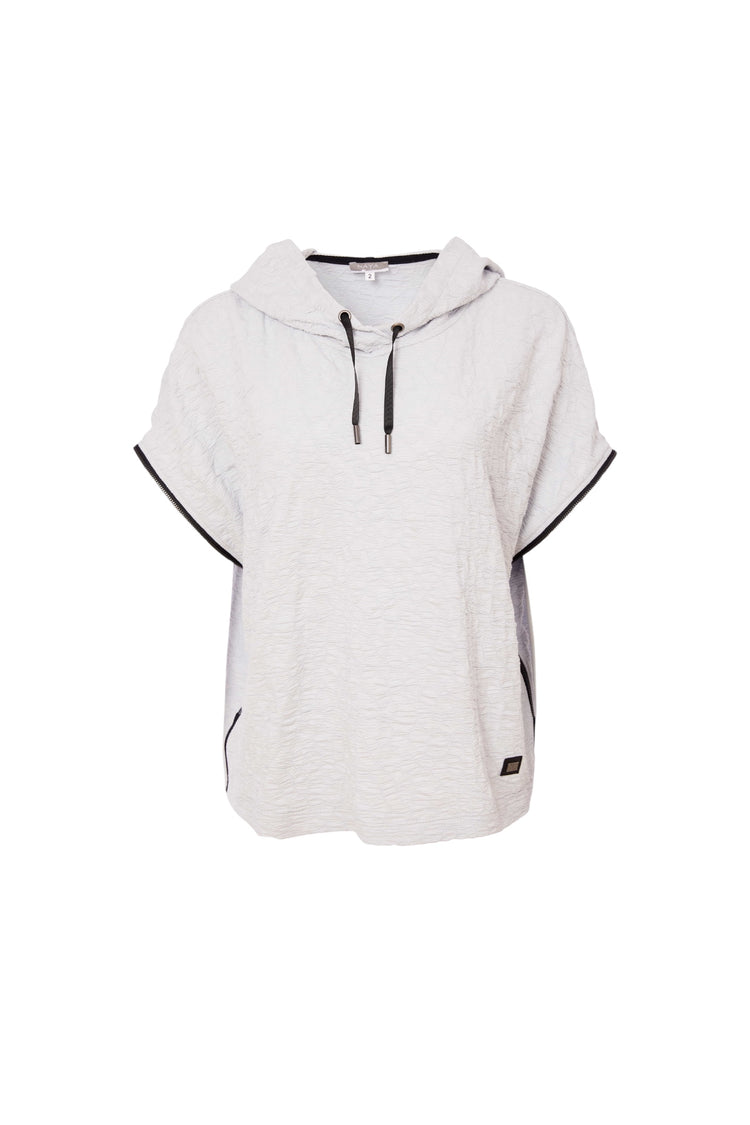 Naya Bubble Hoodie Top Dove
