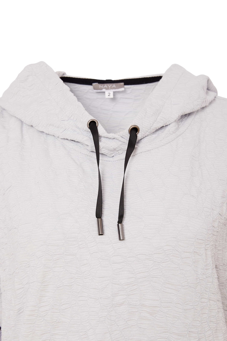 Naya Bubble Hoodie Top Dove