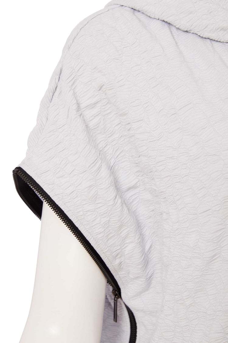 Naya Bubble Hoodie Top Dove