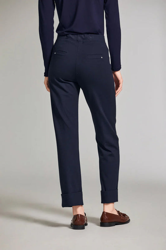 Peruzzi Turn Up Trouser Navy