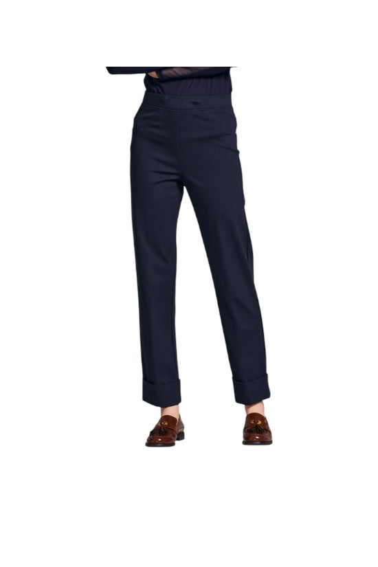 Peruzzi Turn Up Trouser Navy