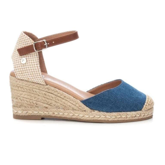 XTI Espadrille Z.Tex Navy Wedge
