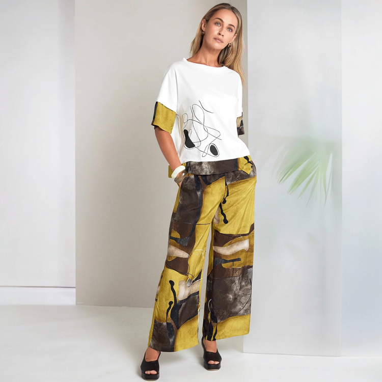 Naya Print Trouser Oasis NAS26274