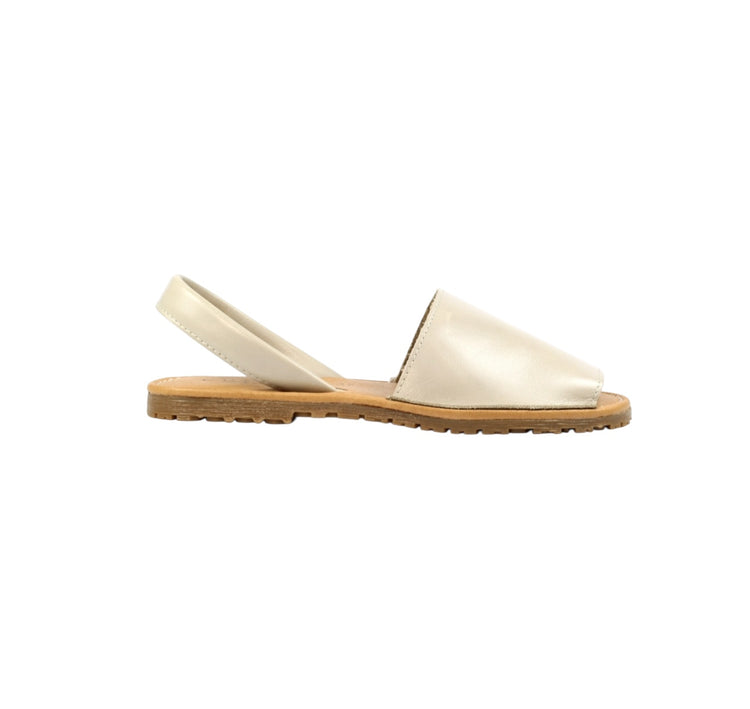 Lunar Amara Beige Leather Sandal