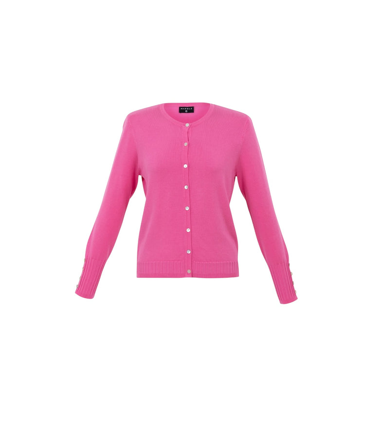 Marble Cardigan Pink