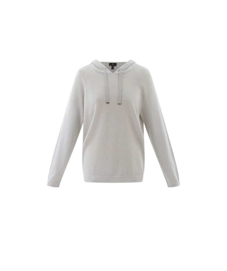 Marble Hoodie Sweater 7883 106 Dove Grey