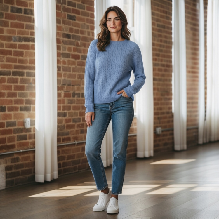 Amazing Hanna Jumper Denim Blue
