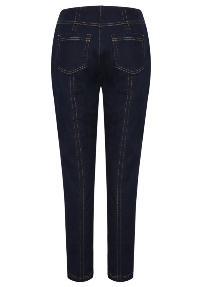 Robell 51580-5448/690 Bella Full length Jeans Navy/Stitching