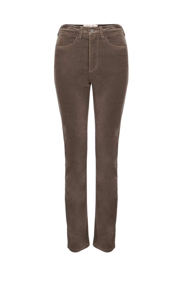 Amazing Moleskin Velvet Straight Leg