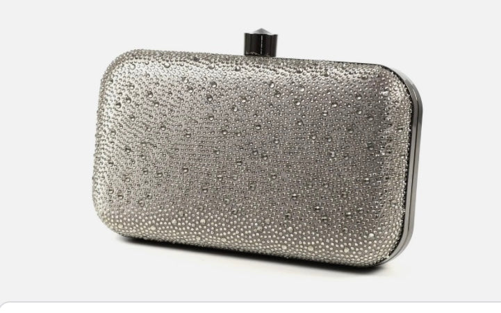 Lunar Catalina Clutch Bag Dark Grey