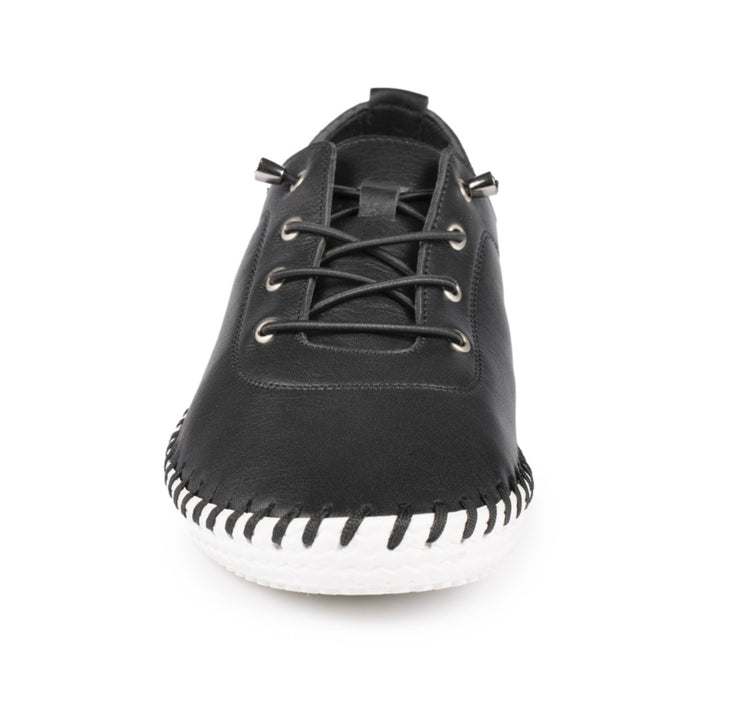 St Ives Leather Black