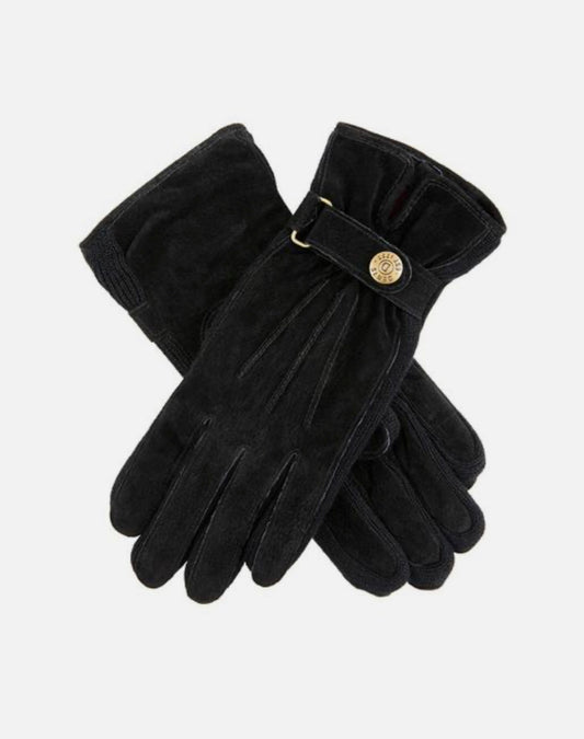Laura Suede Walking Gloves Black