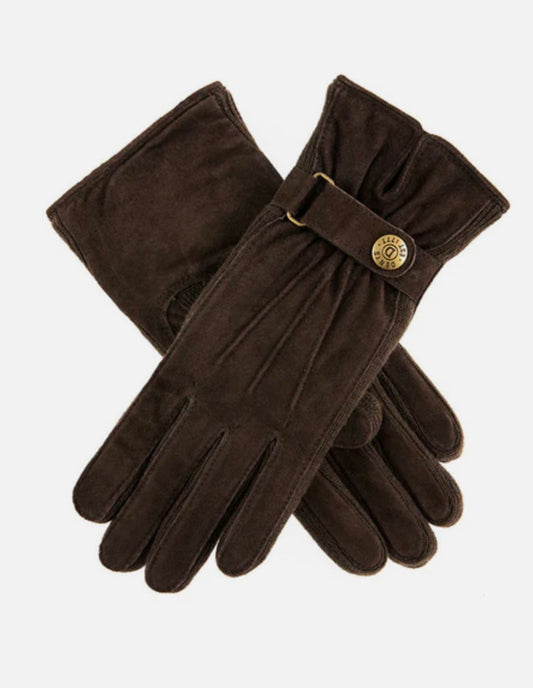 Laura Suede Walking Gloves Mocca