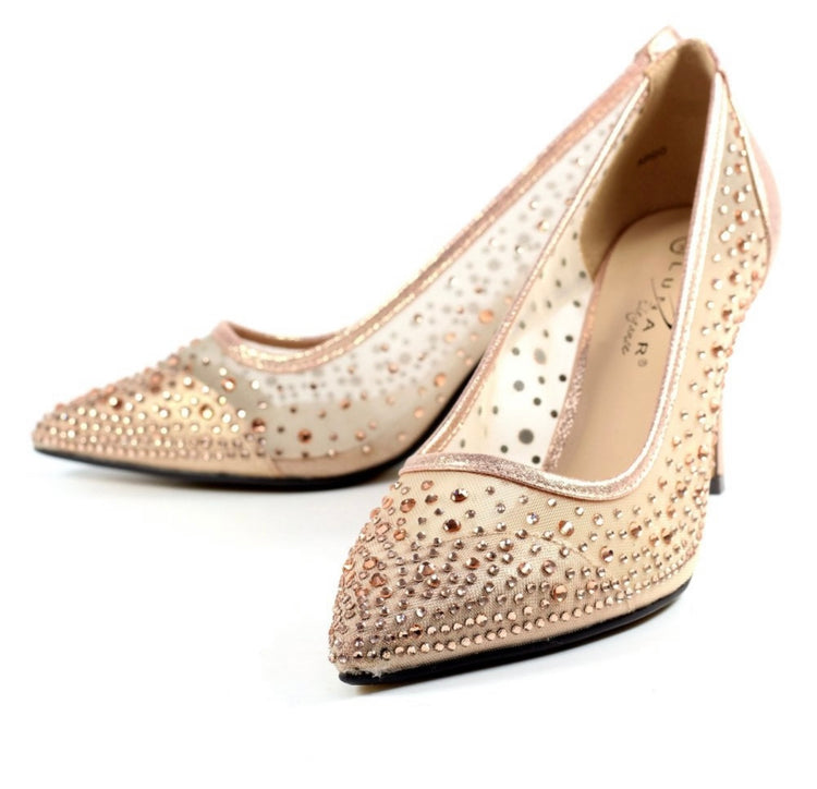 Argo Mesh Court Rose Gold