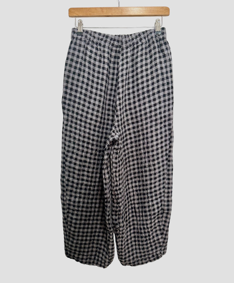 Grizas 3500/1-L280-9 Check Lantern Trousers Monochrome