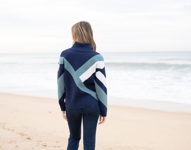 Marble Sweater 8109 223 Teal