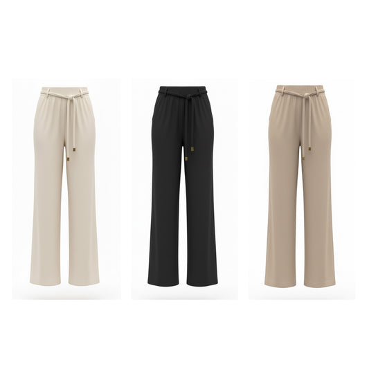 Pomodoro Cupro Trousers 22602 (colour options)
