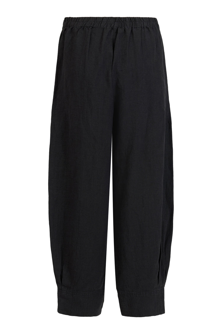 Noen 81371-81070/90 Linen Trousers Black