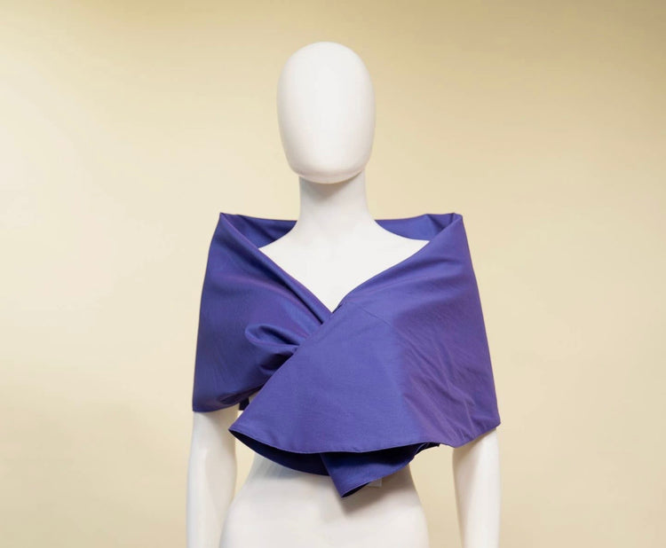Periwinkle Ruffle Dress & Wrap