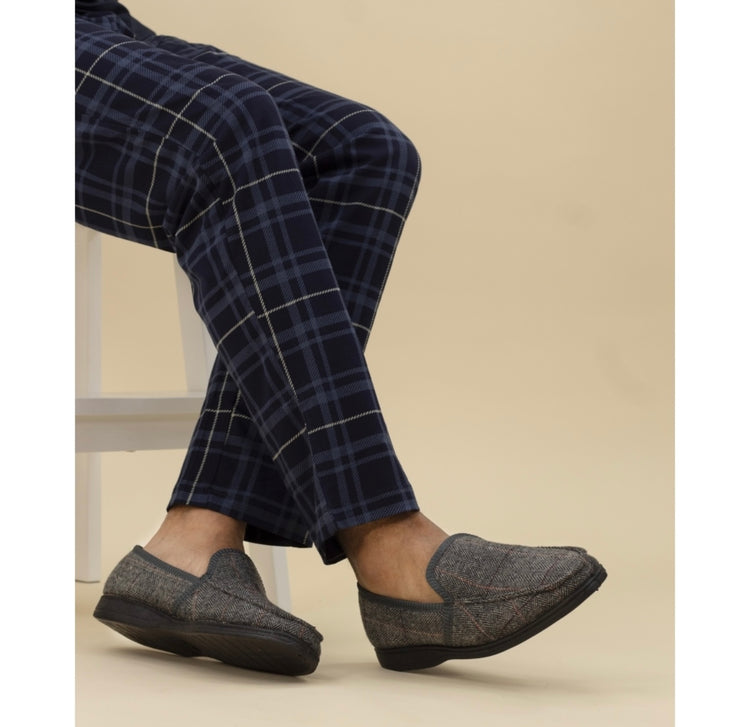 Lazydogz Men’s Eisenhower II Grey Slipper