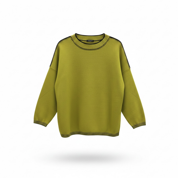Pomodoro Blanket Stitch Jumper 22659