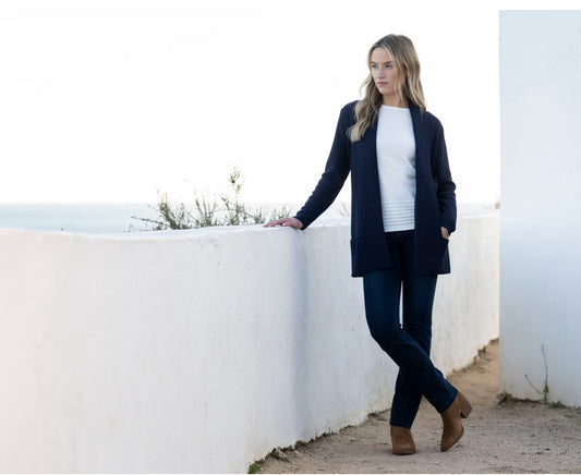 Marble Cardigan 6391-103 Navy