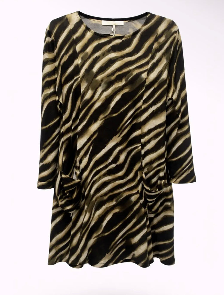 MJ Zebra Jersey Tunic (colour options)