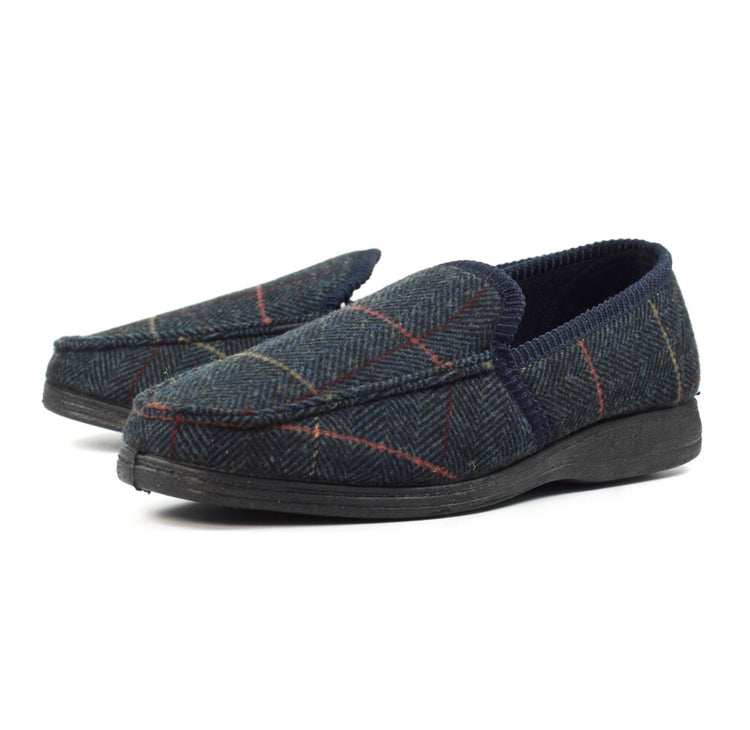 Lazydogz Men’s Eisenhower II Navy Slipper