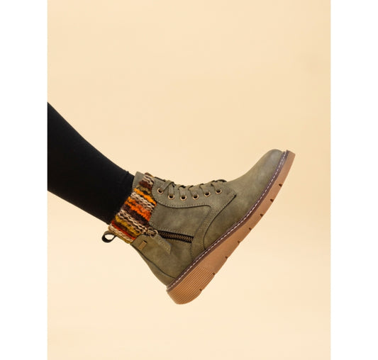 California Olive Wide Fit Boot