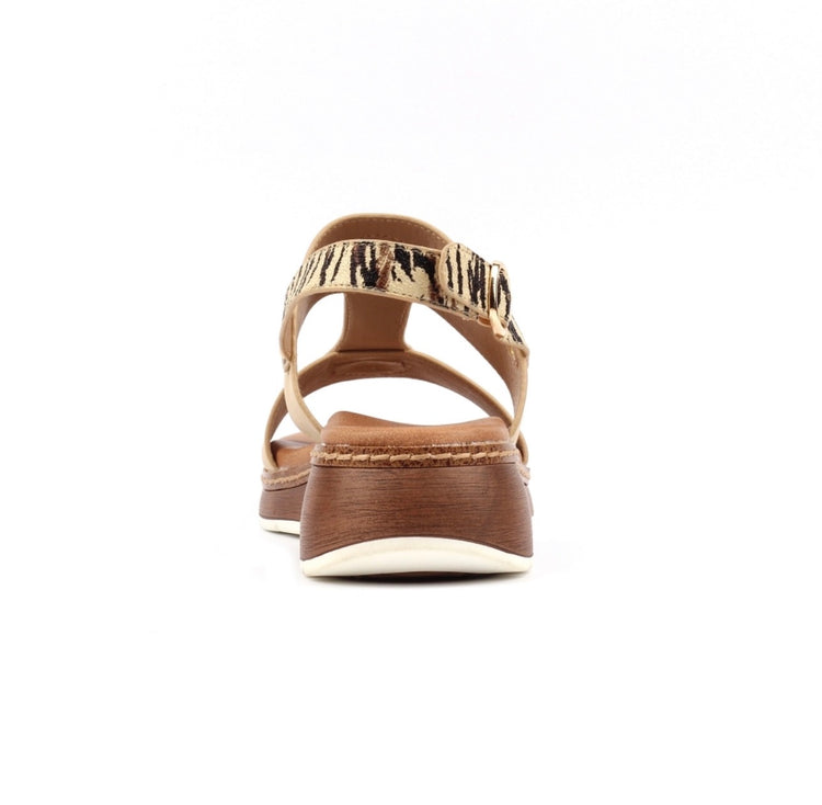 Lunar Georgia Wedge Sandal Beige