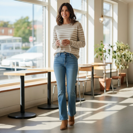 Sunday Striped Pullover
