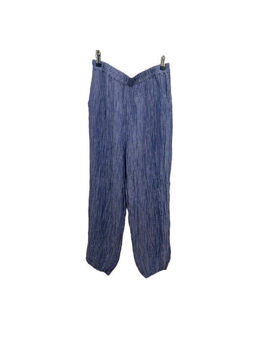 Grizas Silk/Linen Trousers Indigo