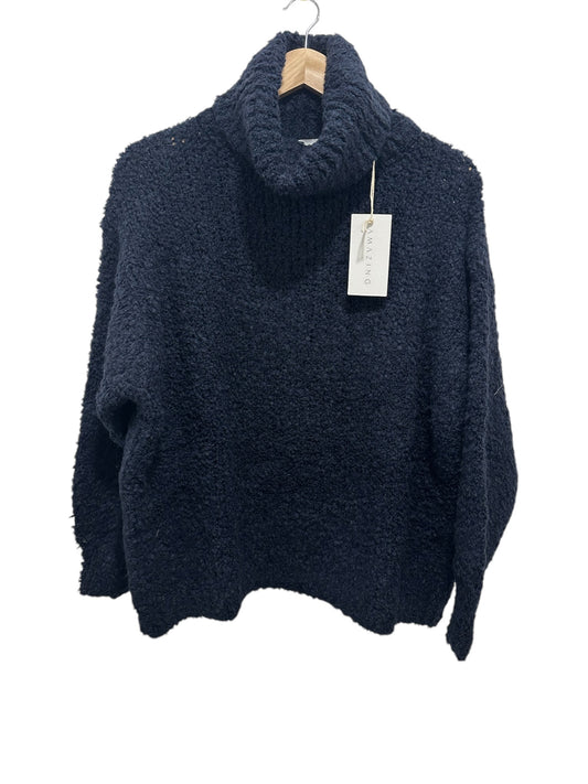 Amazing Vinny Boucle Jumper Navy