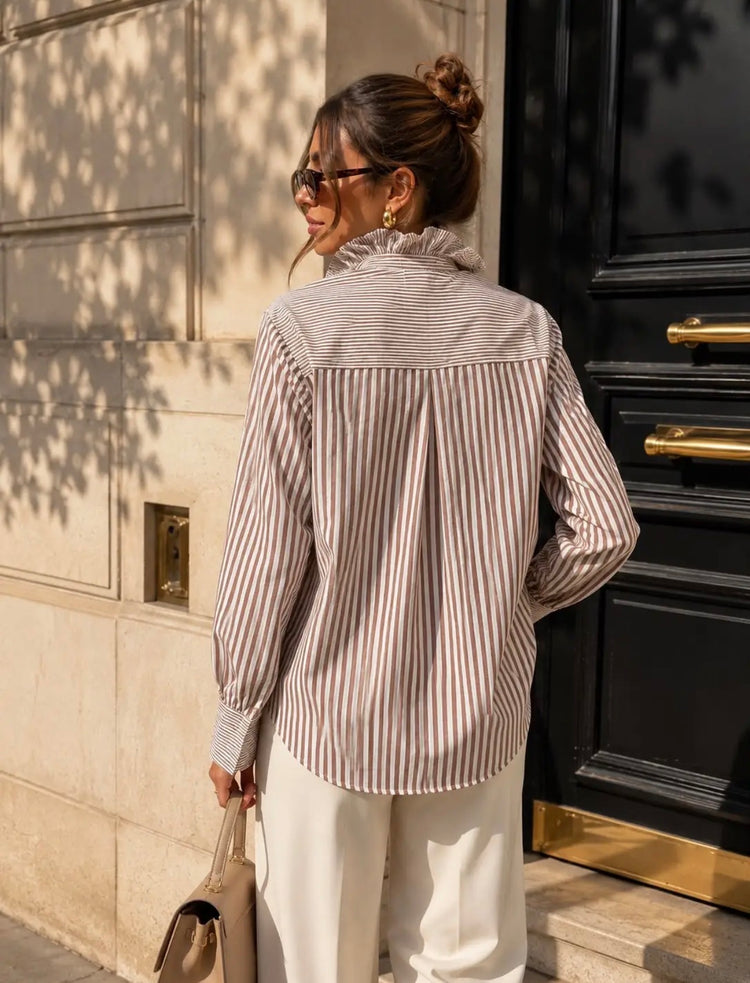 Emma & Ashley Ruffle Shirt (colour options)