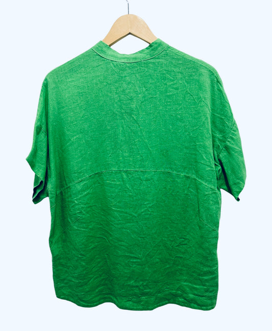 Peruzzi S23200 Linen Pocket Shirt Green