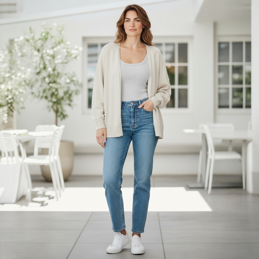 Amazing Perla Cardigan Cream