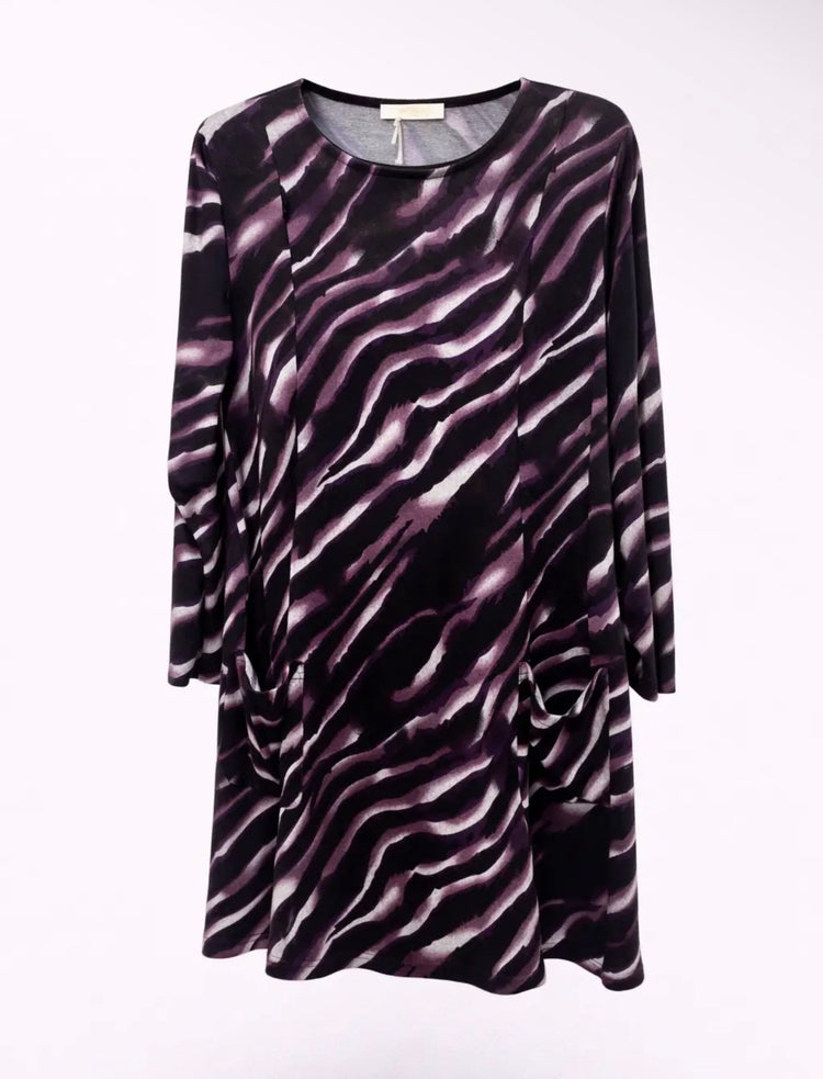 MJ Zebra Jersey Tunic (colour options)