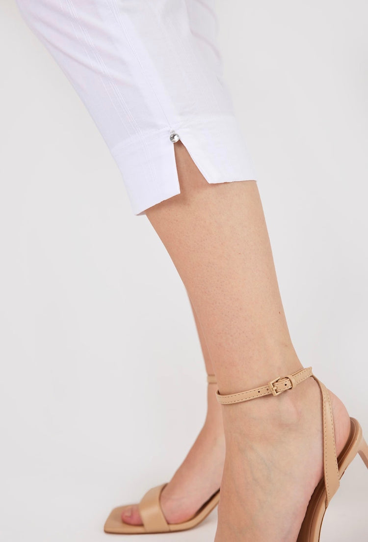 Robell Marie 07 seersucker Trousers