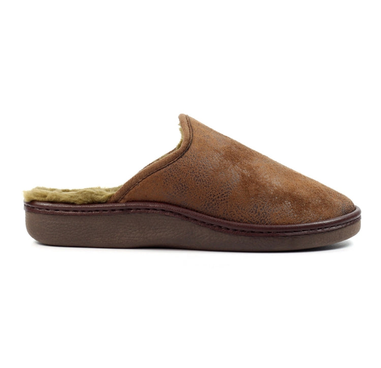Lazydogz Mens Glen II Brown Slippers