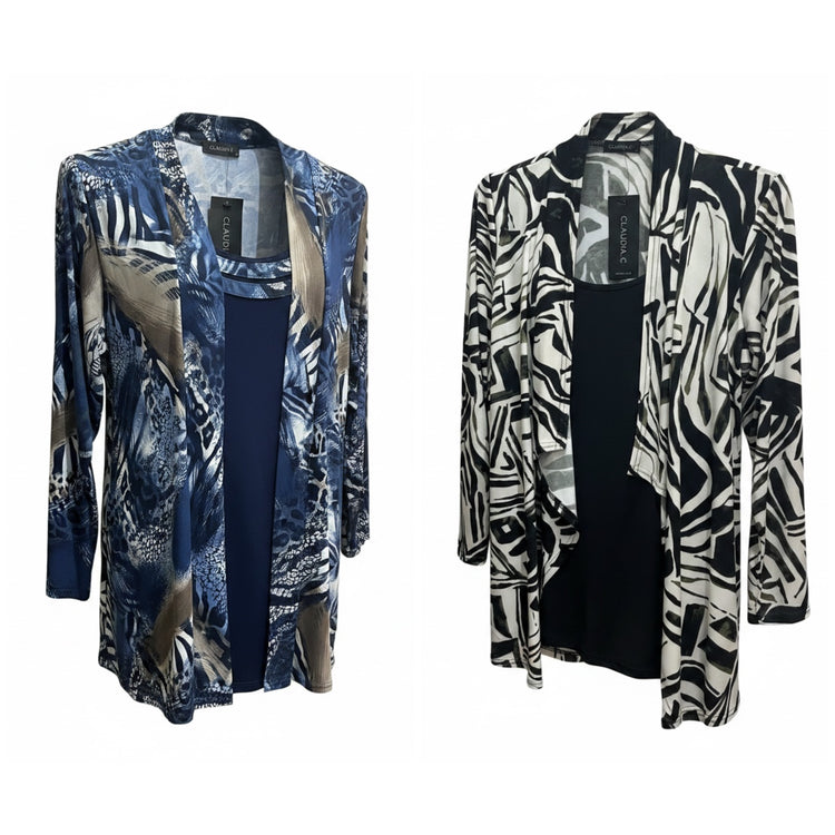 Claudia C Jacket & Inset Top