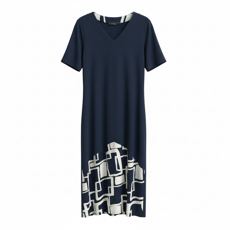 Peruzzi Geo Print Dress S26213