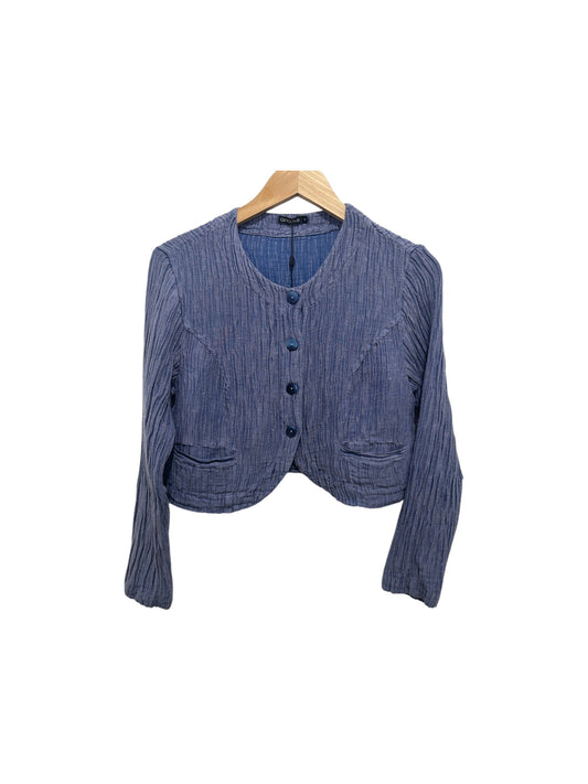 Grizas Silk/Linen Jacket Indigo