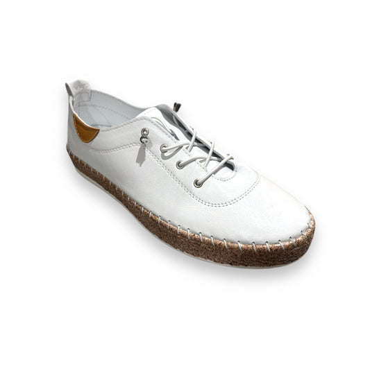 Lunar Evie Plimsole White