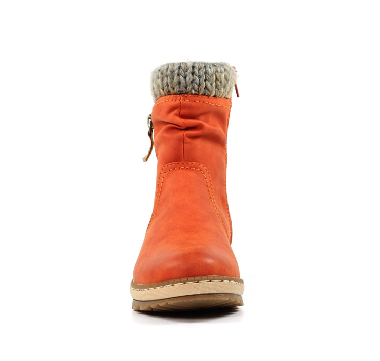 Deborah Orange Waterproof Boot