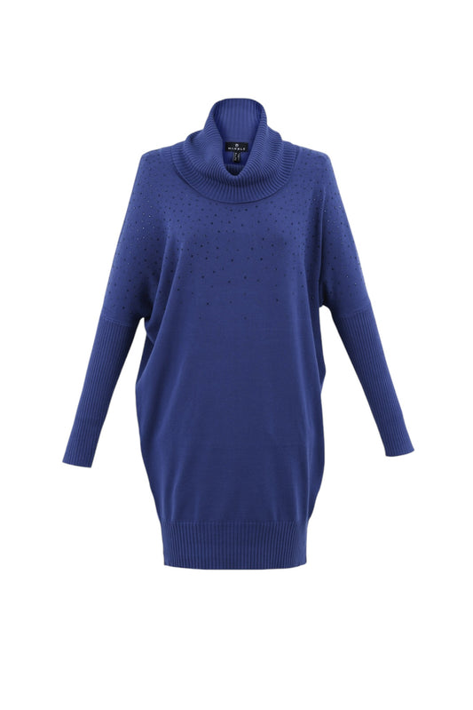 Marble 7558-225 Sweater dress Indigo